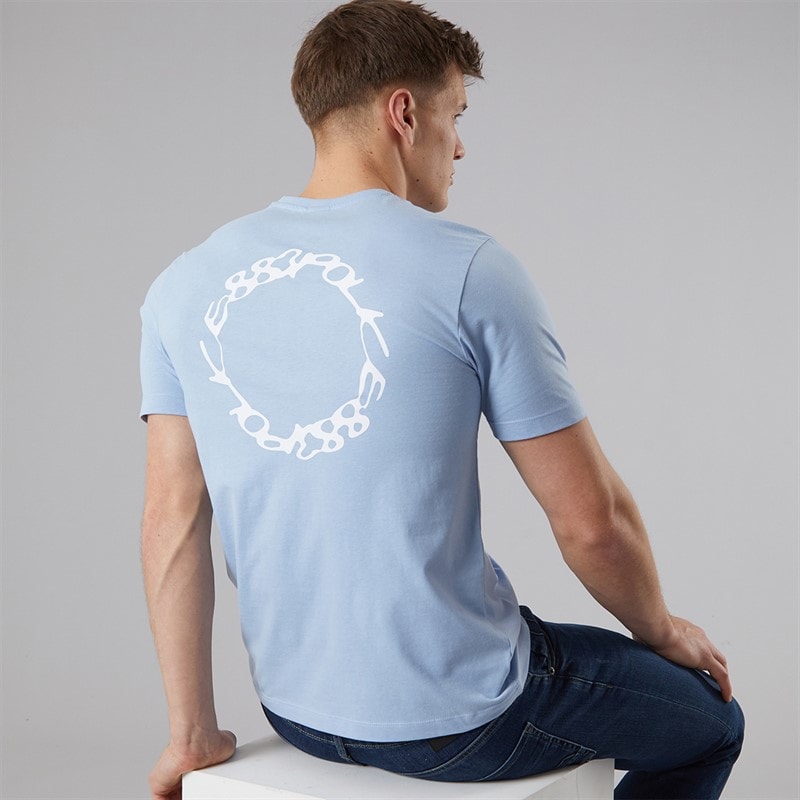 883 Police Mens Klausen T-Shirt Oceanic Blue