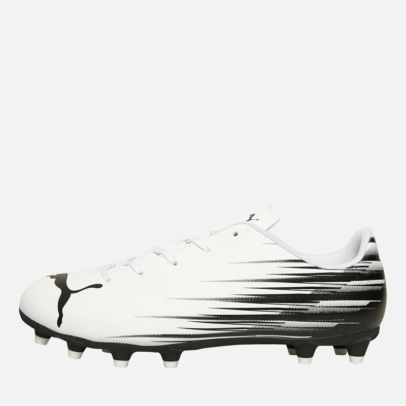 Puma Kids Attacanto II FG/AG Firm/Artifical Ground Football Boots Puma White/Puma Black