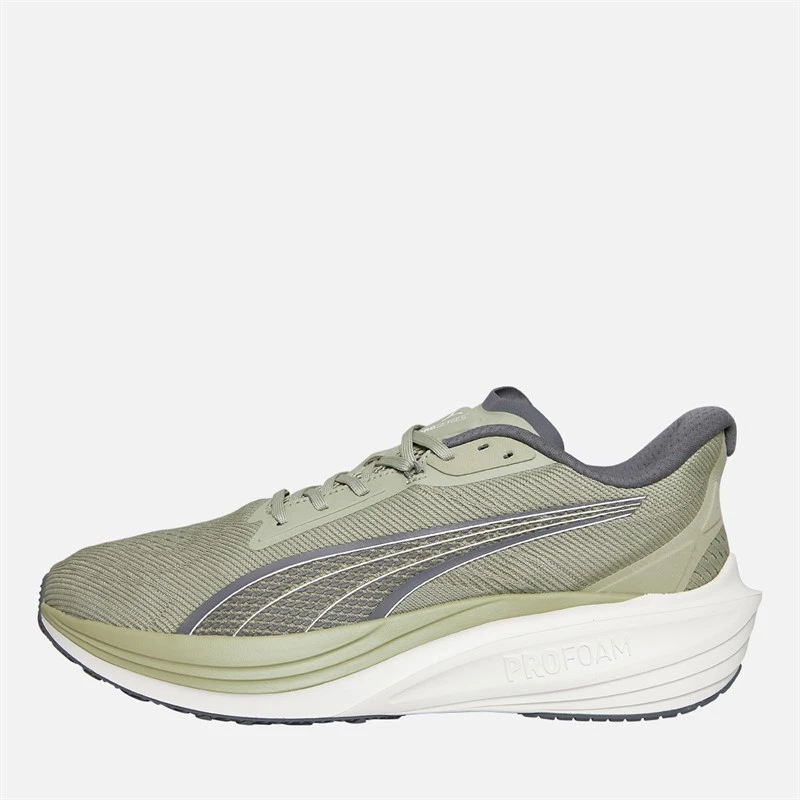 Puma Mens Darter Pro Profoam Neutral Running Shoes Green/Grey