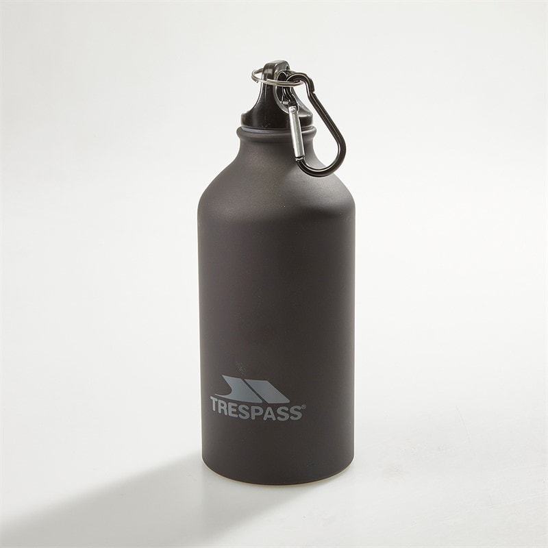 Trespass Swig 500ml Stainless Steel Drinks Bottle Matte Black