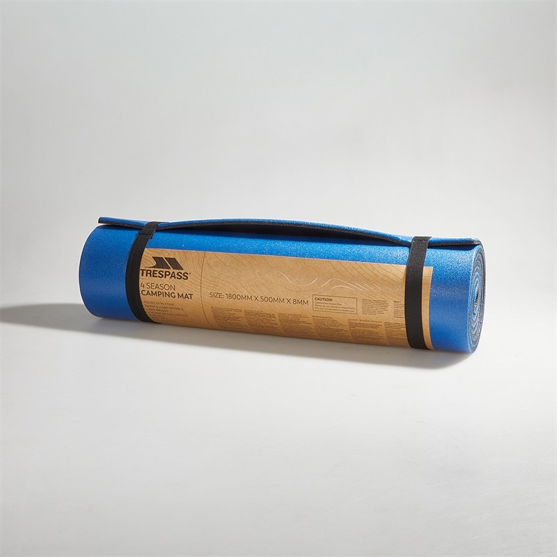 Trespass Radix Roll Up Camping Mat Blue