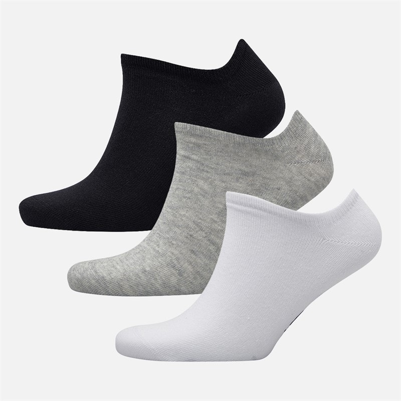 Reebok Three Pack No Show Socks 06 Black/Mix
