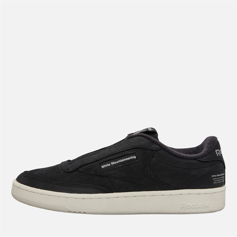 Reebok X White Mountaineering Club C 85 Trainers Black/Chalk/Grey