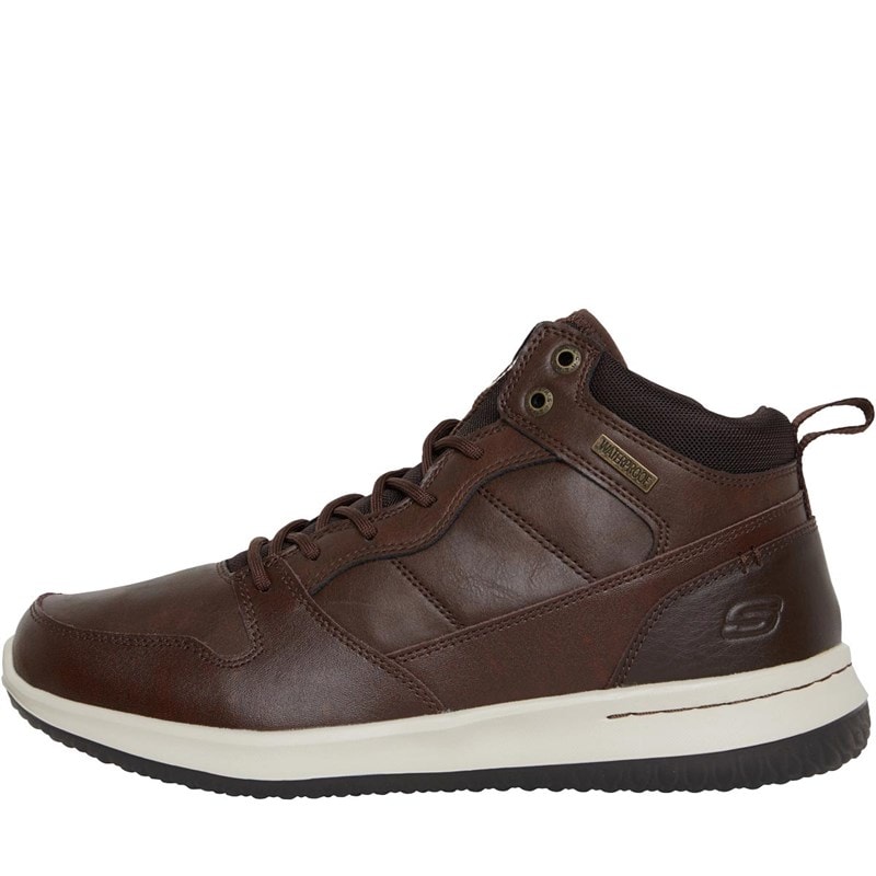 SKECHERS Mens Delson Selecto Boots Chocolate