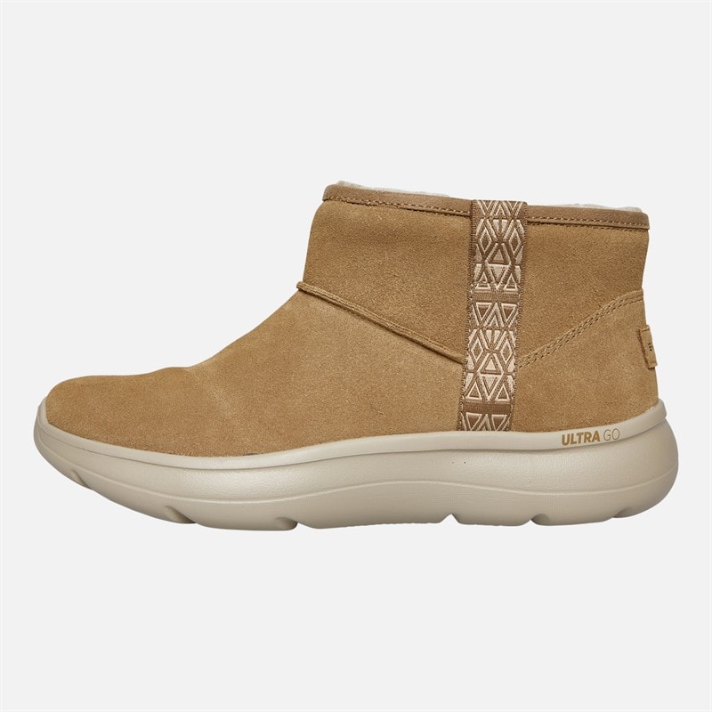 SKECHERS Womens On The Go Encore Fireside Boots Chestnut