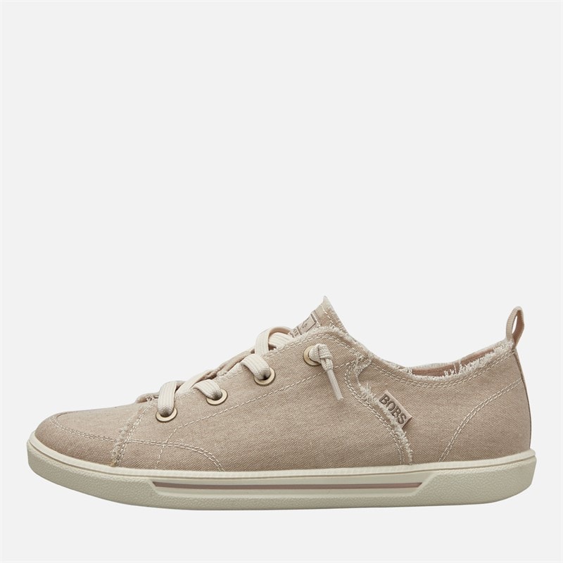 SKECHERS Womens Bobs B Cute 2.0 Chill Look Canvas Pumps Natural Chambray