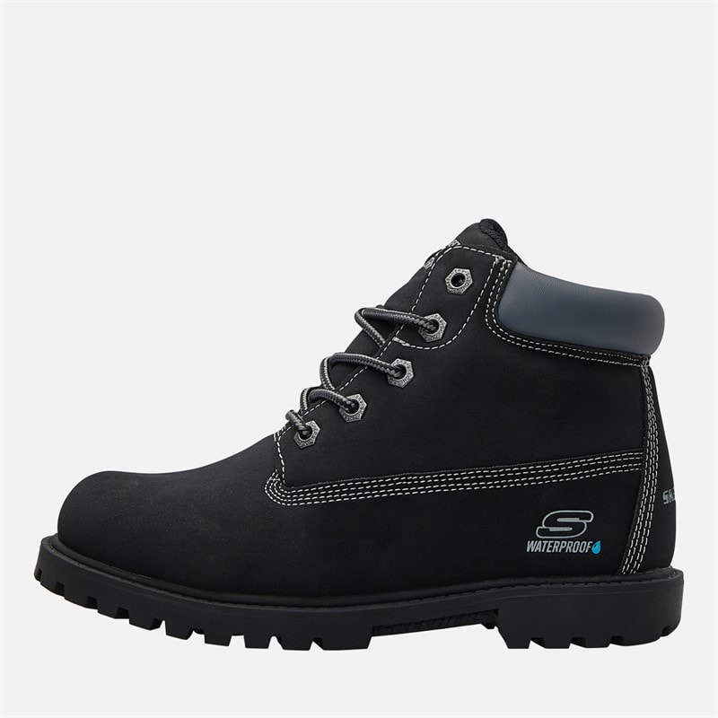 SKECHERS Kids Waterproof Power Reach Hydro Tread Boots Black
