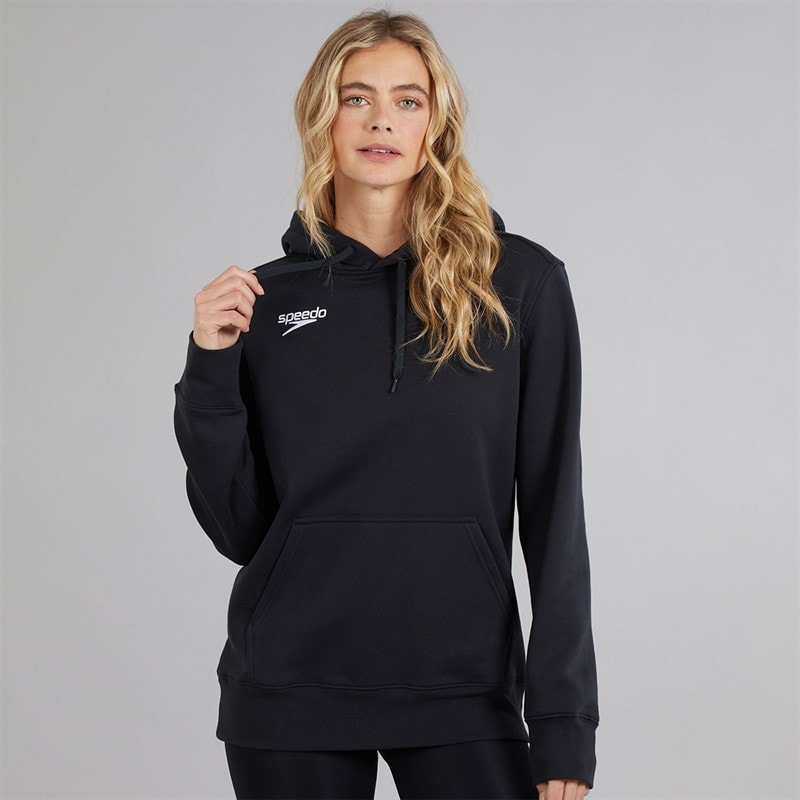 Speedo Womens Club Hoodie Black