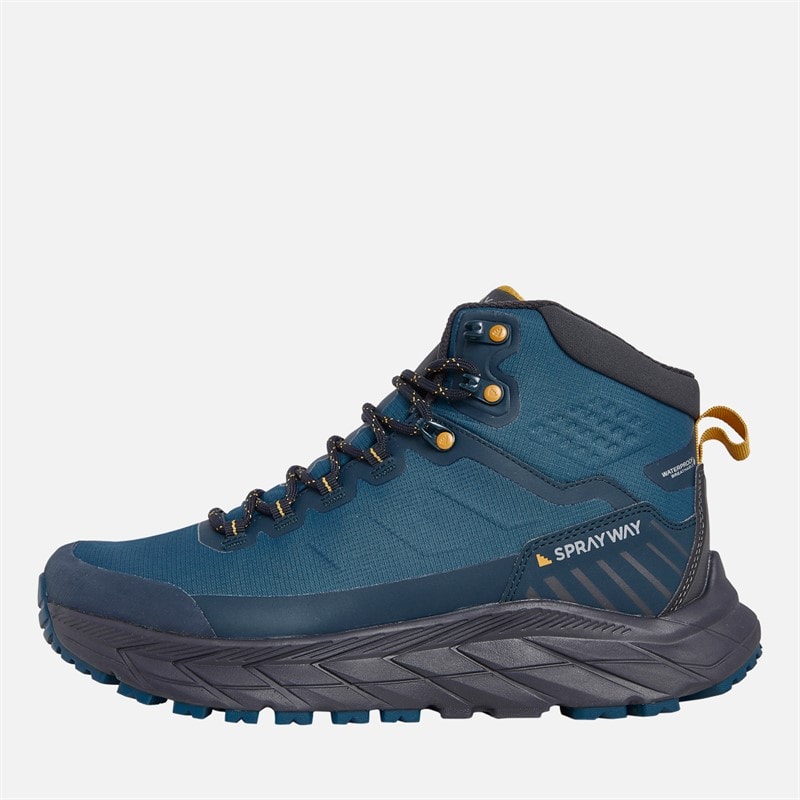 Sprayway Mens Glencoe HydroDRY Waterproof Trail Walking Boots Blue/Legion Blue