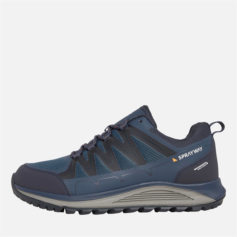 Sprayway Mens Burbage 2 Low HydroDRY Waterproof Trail Walking Shoes Navy