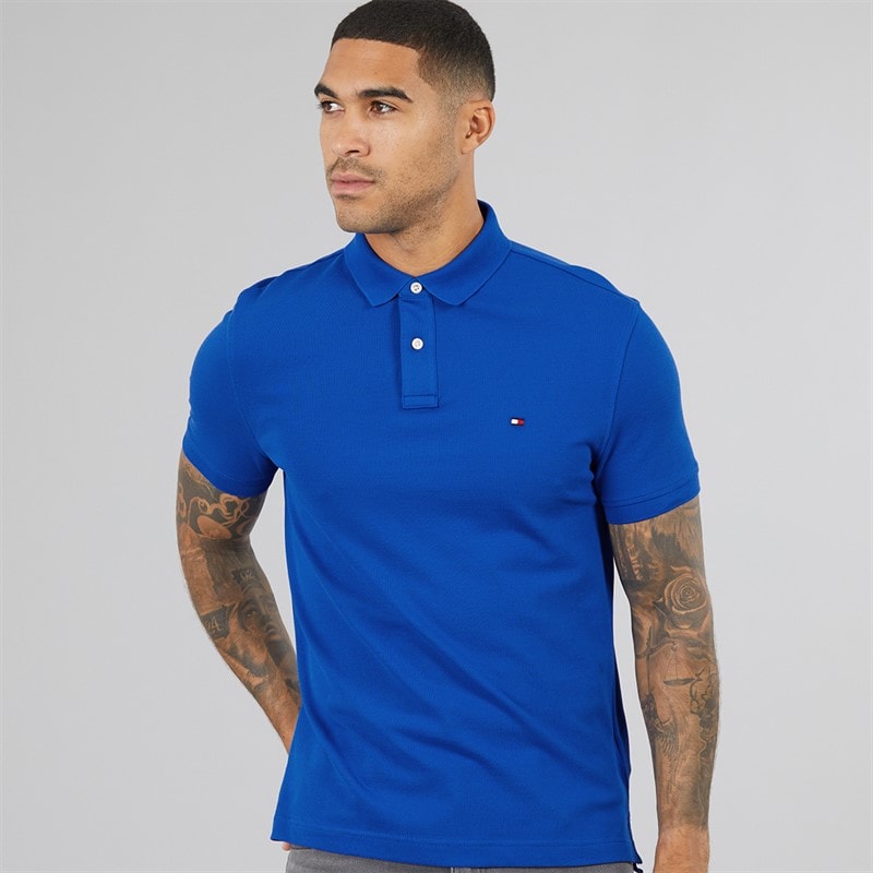 Tommy Hilfiger Mens 1985 Polo Shirt Regal Blue
