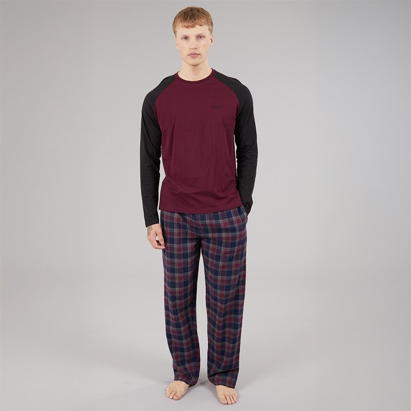 Tokyo Laundry Mens Aries Lounge Set Fig