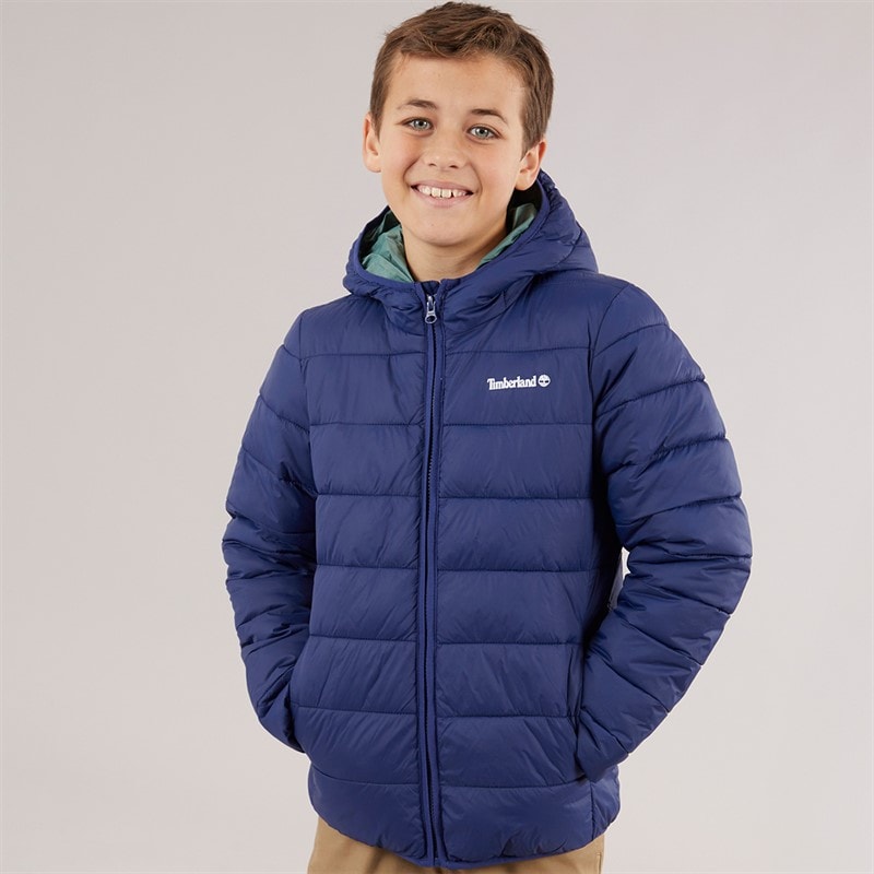 Timberland Boys Mid Weight Padded Jacket Blue