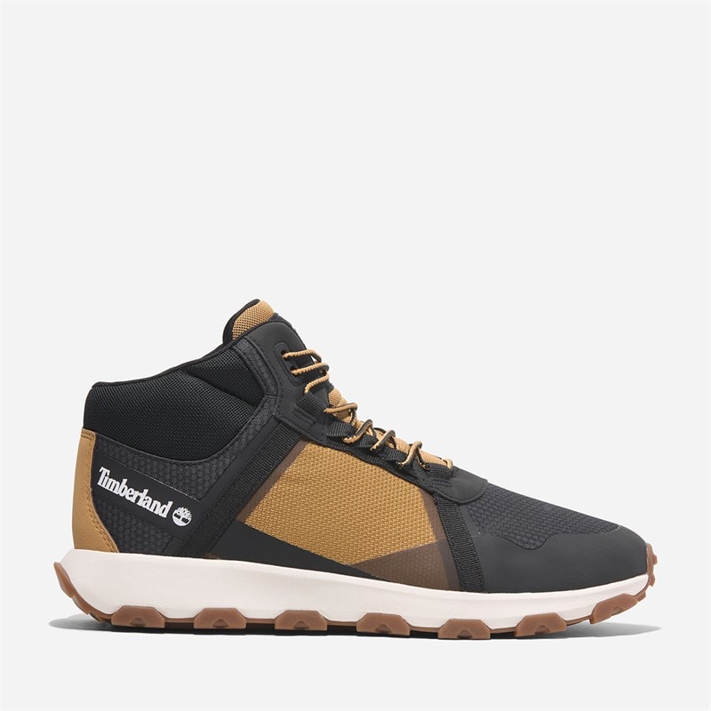 Timberland Mens Winsor Trail Waterproof Trainers Wheat Mesh