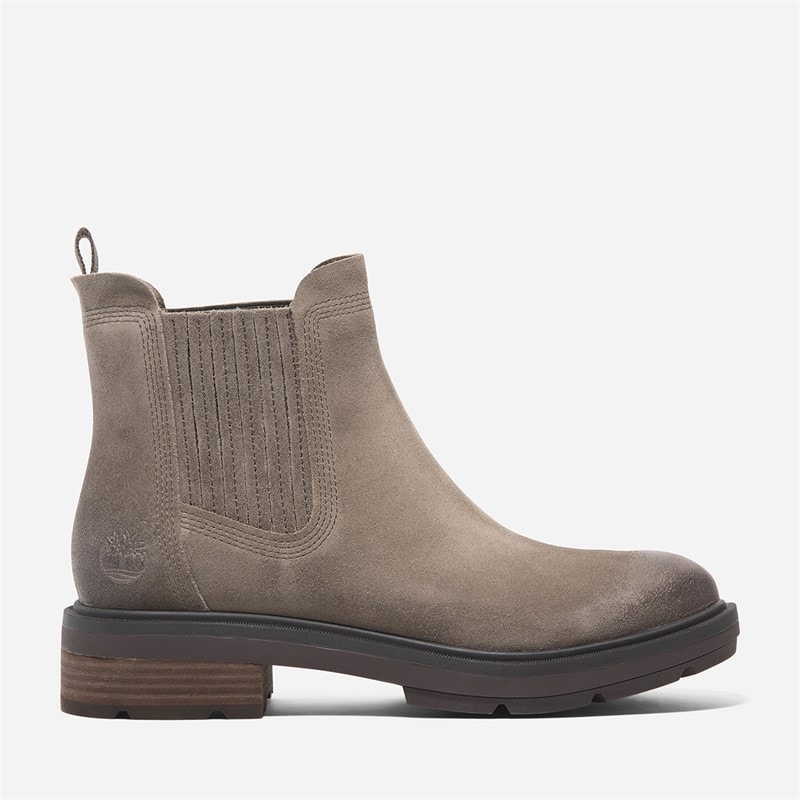 Timberland Womens Brimfield Chelsea Boots Medium Brown Suede