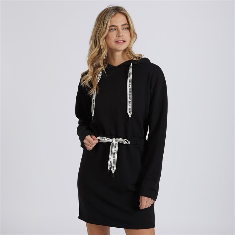 L'amore Couture Womens Novara Sweat Dress Black