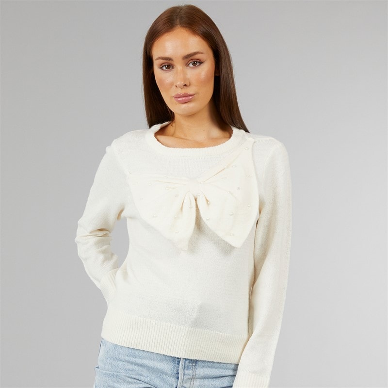 L'amore Couture Womens Charlestown Jumper Cream