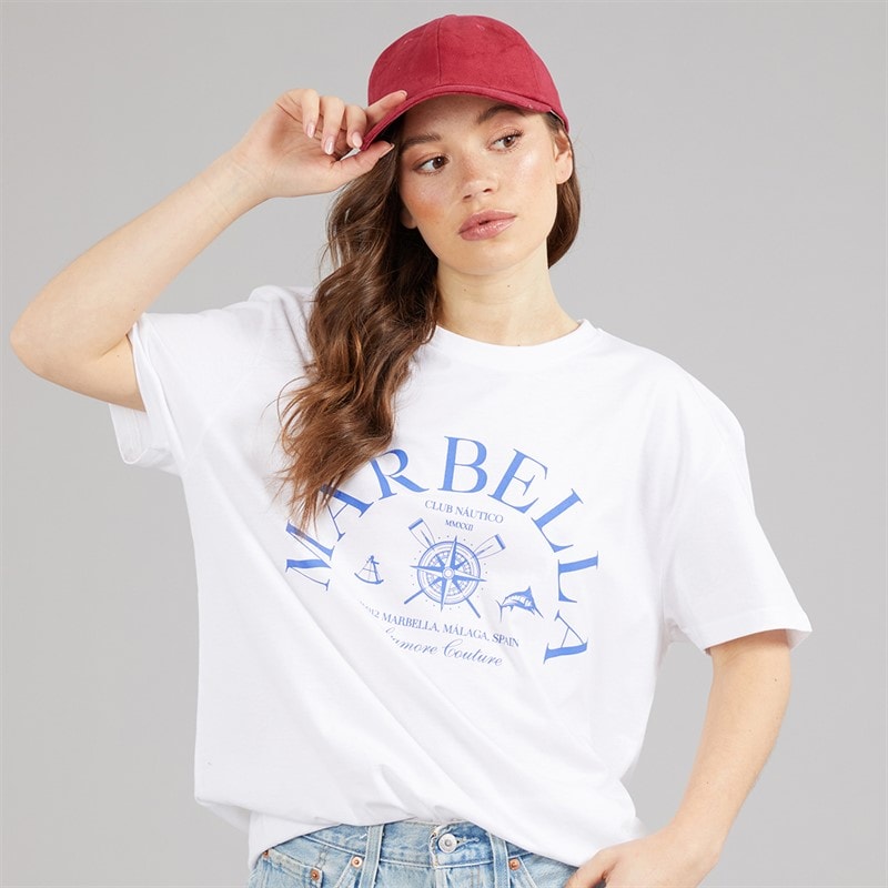 L'amore Couture Womens Pediguera T-Shirt White