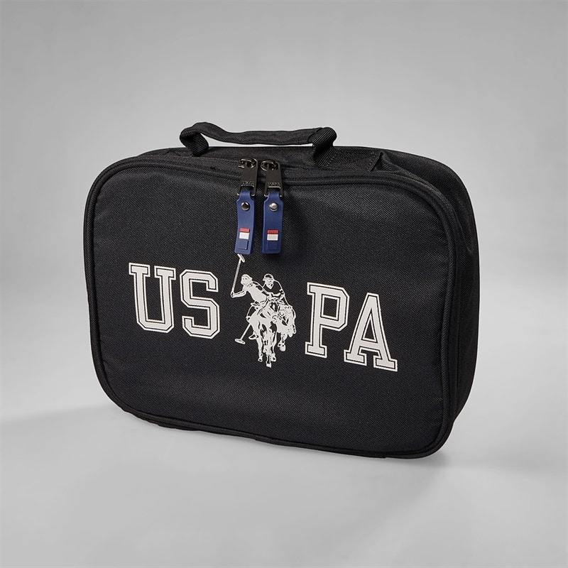 U.S. POLO ASSN. Boys USPA Authentic Graphic Lunch Bag Black