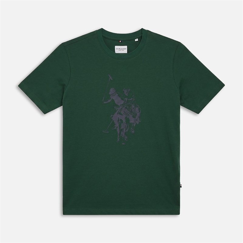 U.S. POLO ASSN. Boys DHM Graphic T-Shirt Pineneedle