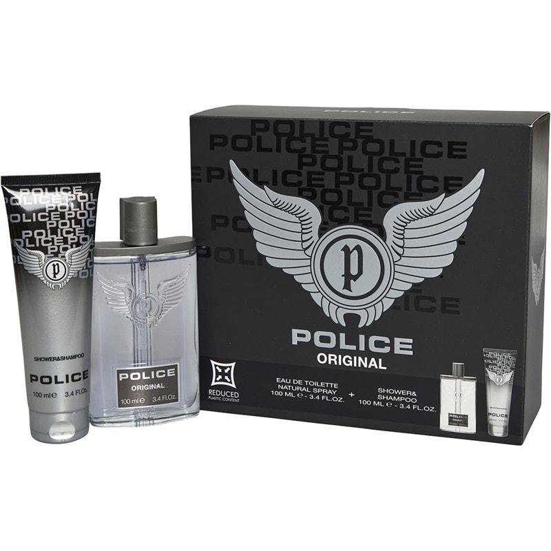 Police Mens 100ml Spray + 100ml Shower Gel Set Multi