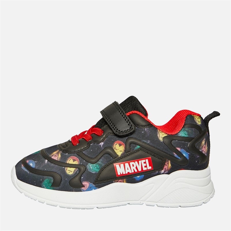 Marvel Boys Assane Emboss Trainers Multi