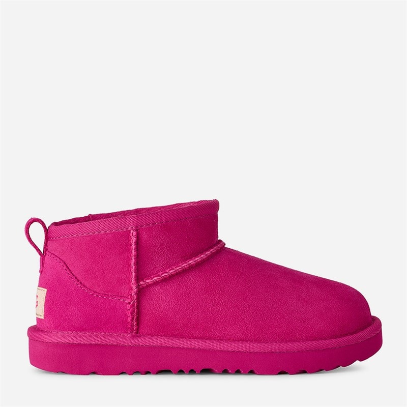 UGG® Girls Classic Ultra Mini Boots Dark Peony