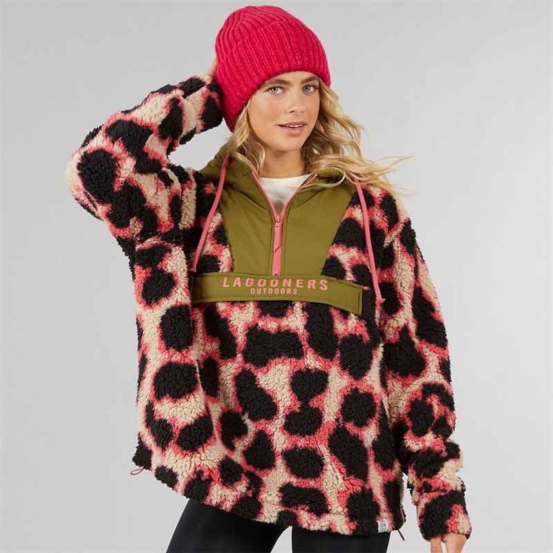Lagooners Womens Myleene OTH Borg Jacket Multi