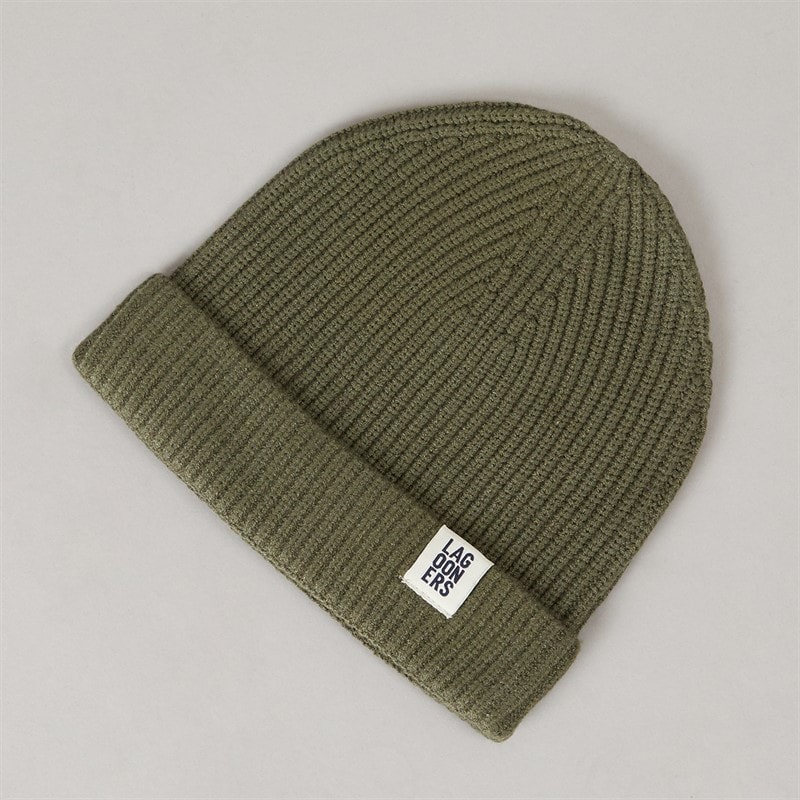 Lagooners Mens Spruce Beanie Forest Green