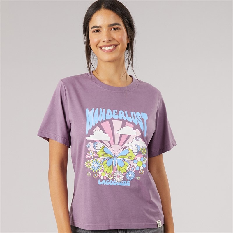 Lagooners Womens Wren T-Shirt Grape