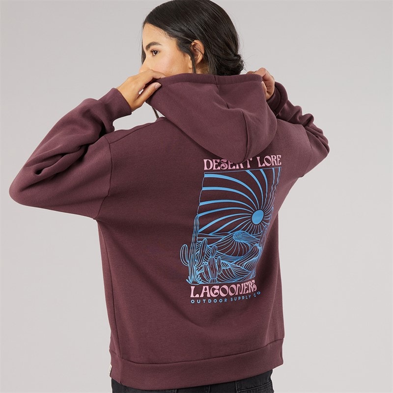 Lagooners Womens Driftmere Hoodie Brown