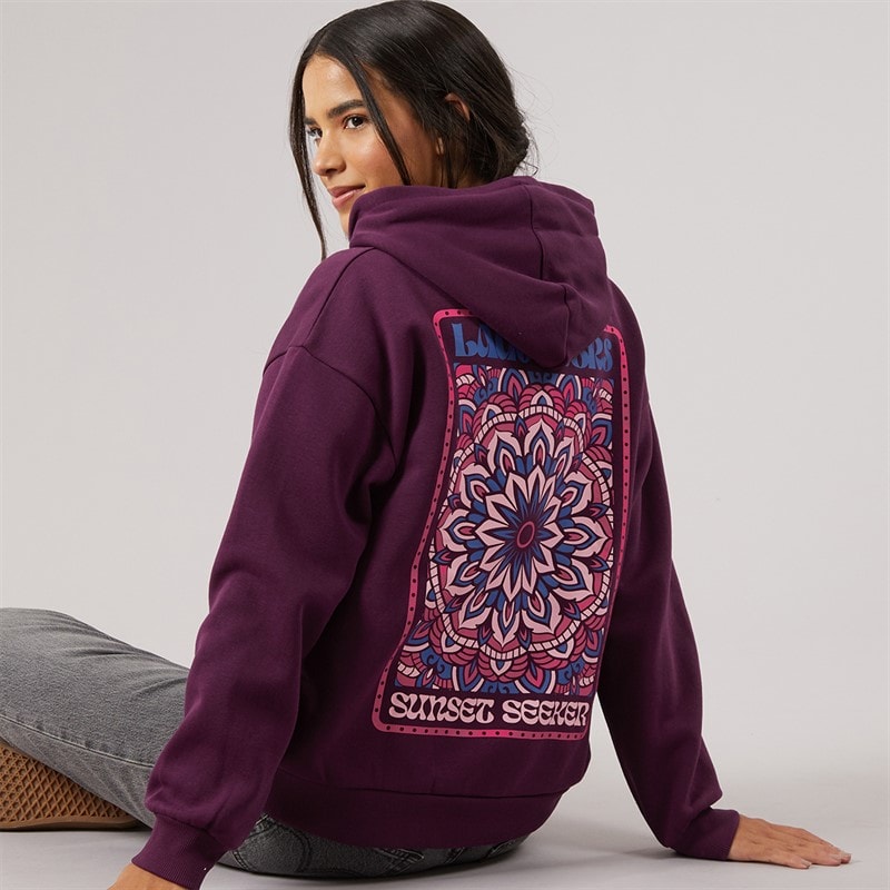 Lagooners Womens Rosethorn Hoodie Dark Purple