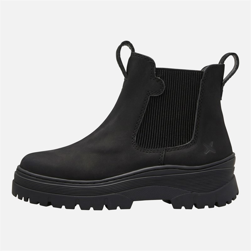 Lagooners Womens Casper Nubuck Chelsea Boots Black