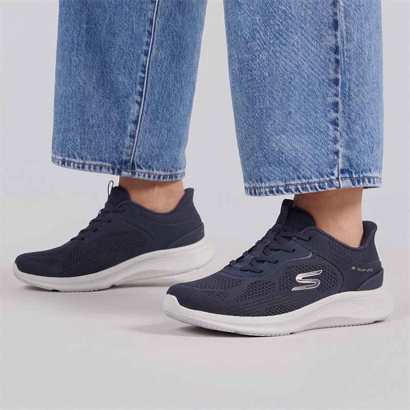SKECHERS Womens Slip-Ins Skech-Lite Pro 2.0 Smooth Current Trainers Navy