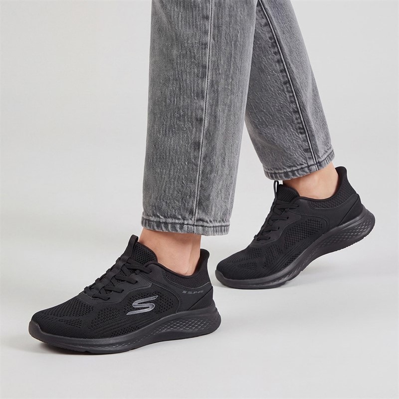 SKECHERS Womens Slip-Ins Skech-Lite Pro 2.0 Smooth Current Trainers Black