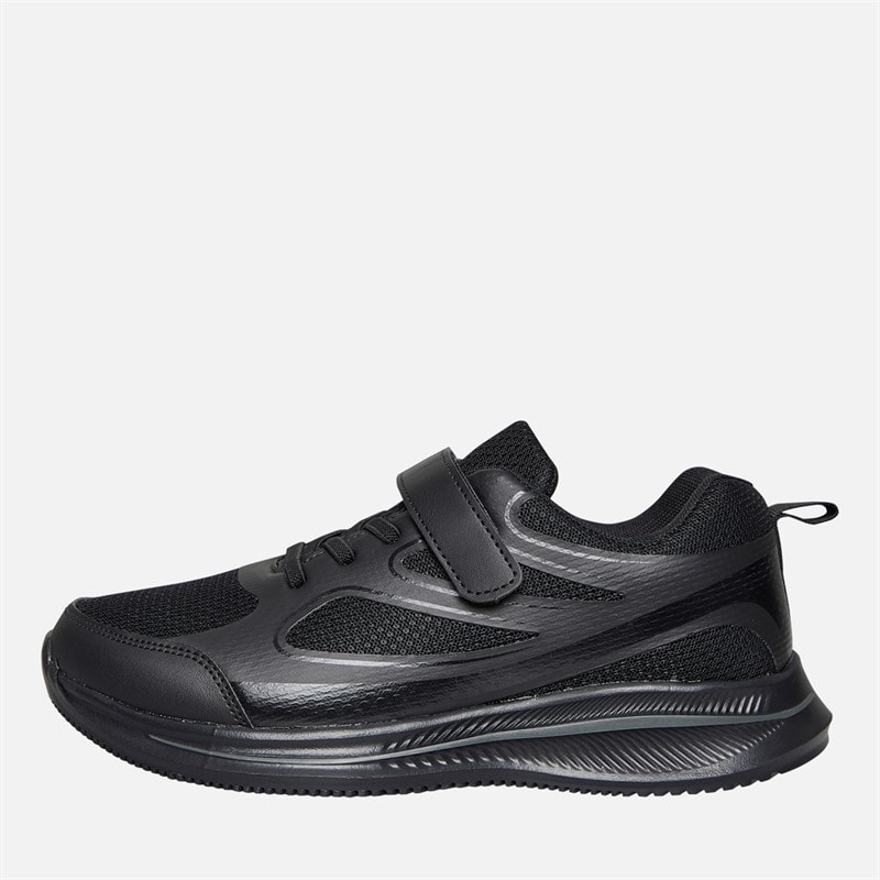 Mad Wax Boys Trainers Black Mono