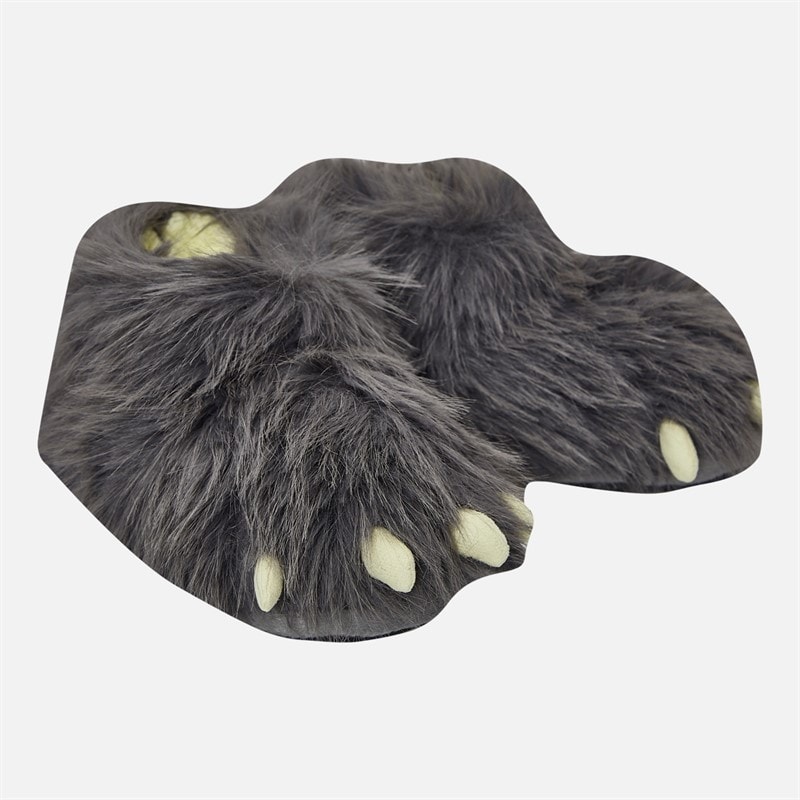 Mad Wax Boys Claw Slippers Grey
