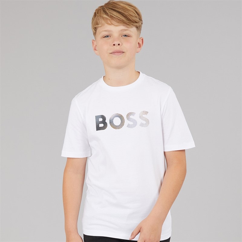BOSS Boys T-Shirt White