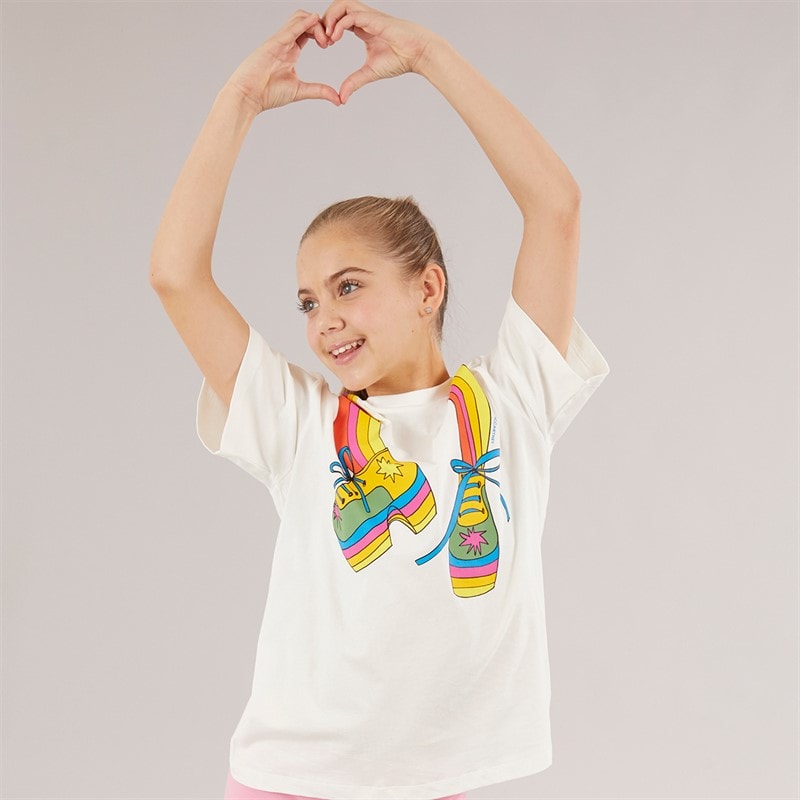 STELLA McCARTNEY Girls T-Shirt Ivory