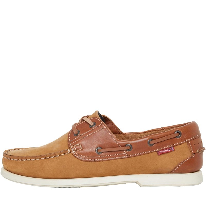 Chatham Marine Mens Bow Deck Shoes Tan/Gum