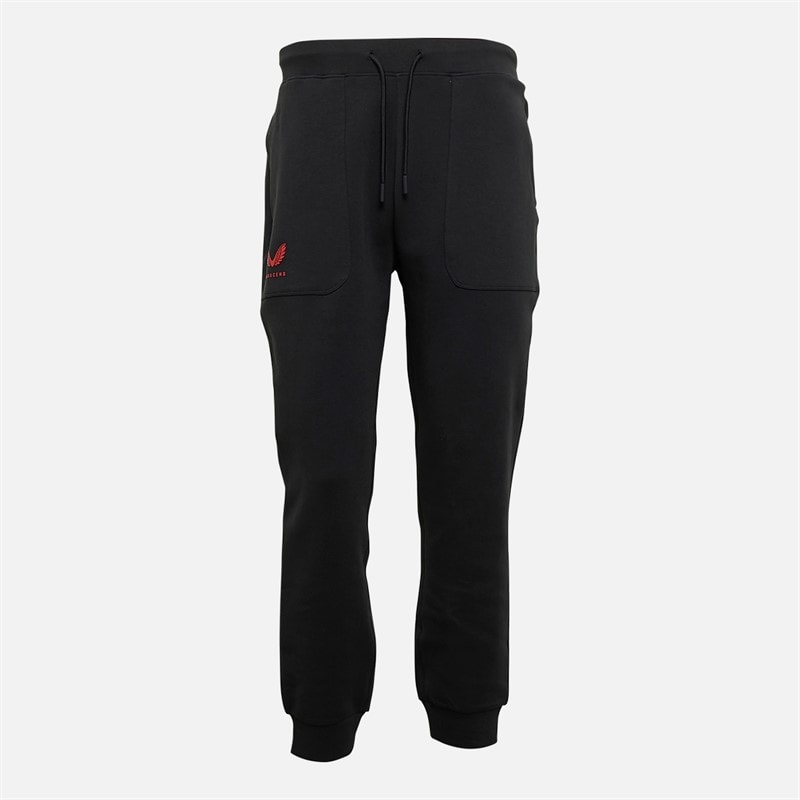 Castore Mens SFC Saracens Rugby Travel Track Pants Caviar