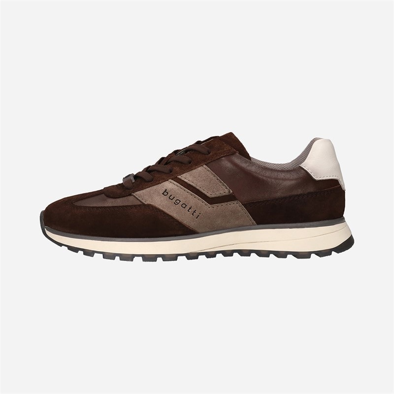 Bugatti Mens Timon Trainers Brown/Brown
