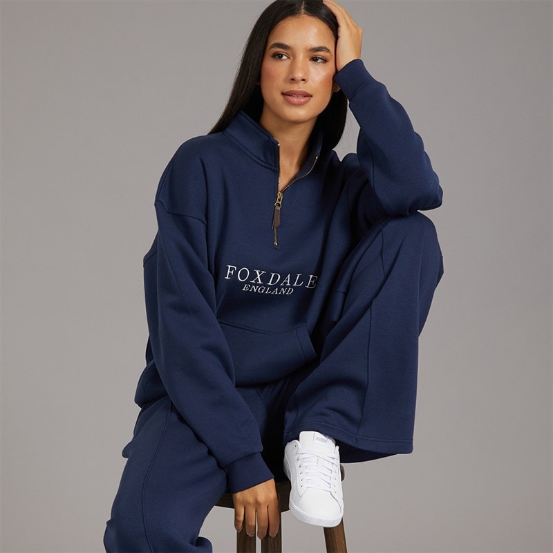 Foxdale Womens Abbot Sweatshirt Navy