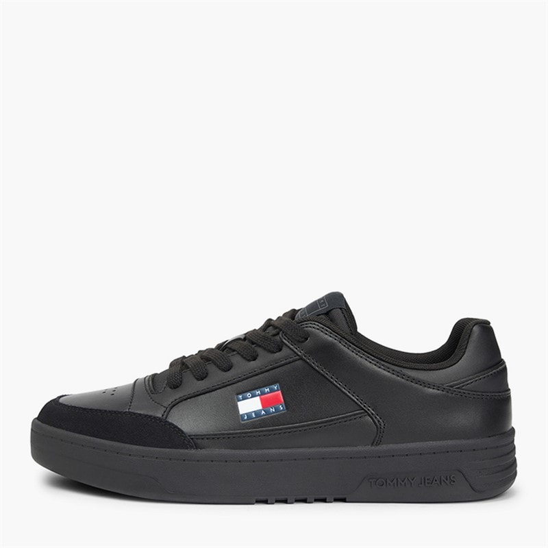 Tommy Jeans Mens Cupsole Trainers Black