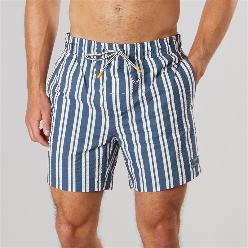 Saltwell Mens Belize Swim Shorts Denim Blue