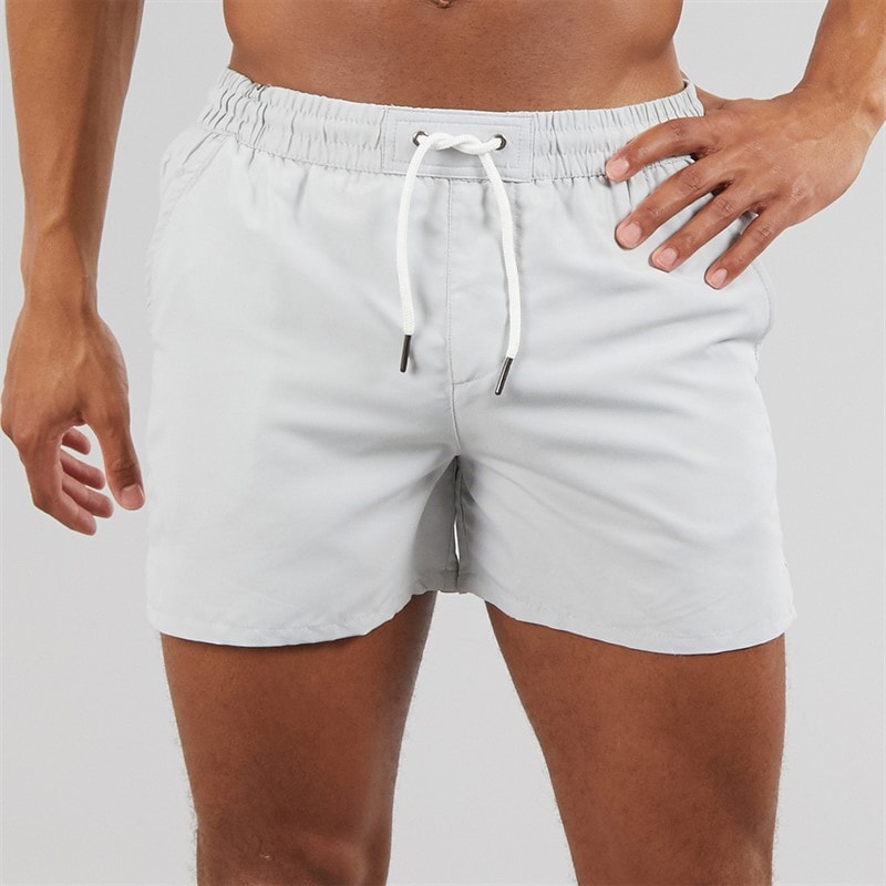 Aray Mens Swim Shorts Grey