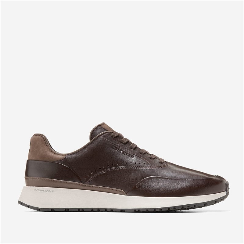 Cole Haan Mens Grandprø Luxe Mile Trainers Dark Chocolate Truffle Dark Chocolate-Truffle