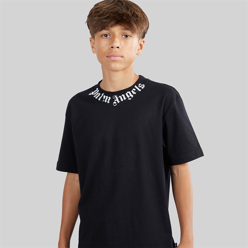 Palm Angels Boys Brushed T-Shirt Nero/Black