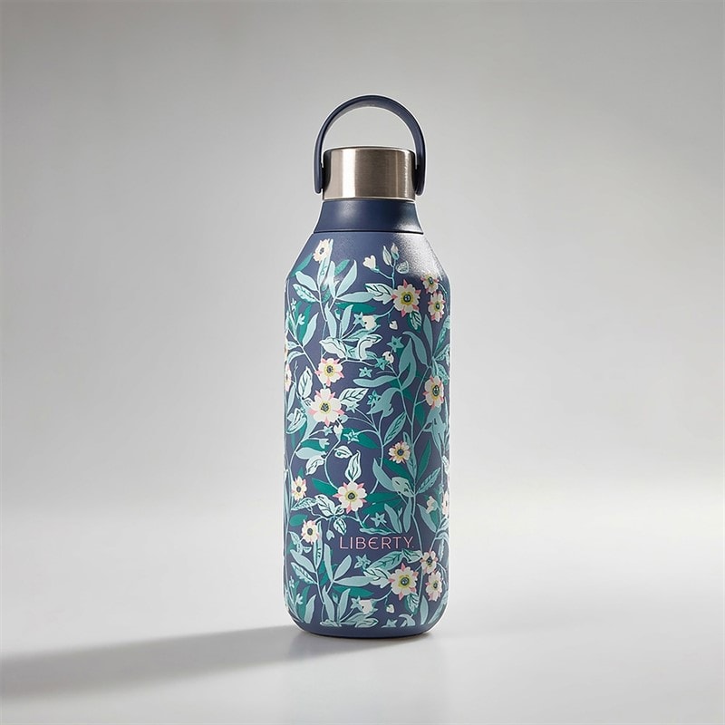 Chillys Liberty Brighton Blossom 500ml Bottle Whale Blue