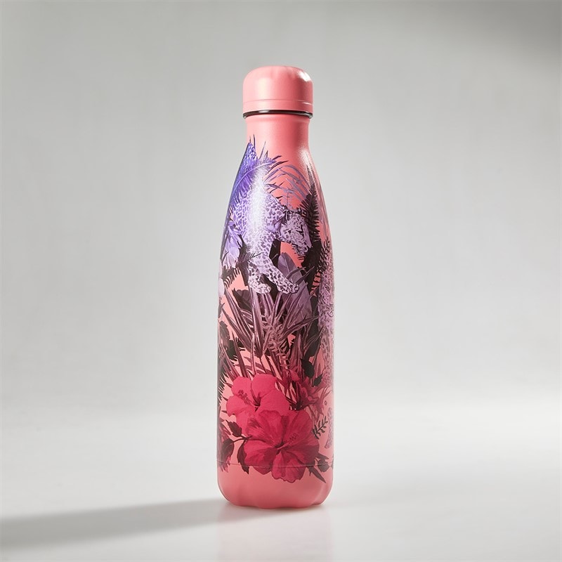 Chillys Tropical 500ml Bottle Mirror Tropica